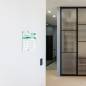 Preview: Tuerschild VITRUM A Glasschild, fuer Buero 300 300 mm